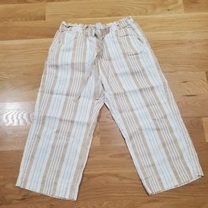 Chico's Linen Capri Pant